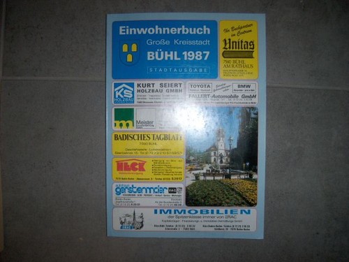 Bühl einwohnerbuch der - bühl,,