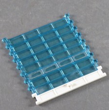 LEGO® City 9 Lamellen trans-light blau 4218 Garage Rolltor Polizei Feuerwehr