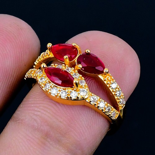 Ethno ring kaschmir roter - ethno-ring,