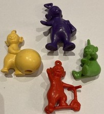 Teletubbies 4 Figuren Rohlinge unbemalt Vintage Bullyland Ragdoll