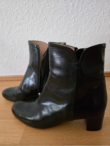 Damen leder stiefelette - damen, leder-stiefelette