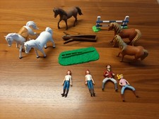 BIBI & Tina Pferdeset Pferdefiguren mit Zubehör Spielfiguren Set Konvolut