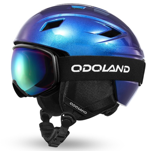 Skihelm und skibrille set - und,