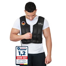 DH FitLife Verstellbare Gewichtsweste 10KG zum Muskelaufbau u. Krafttraining