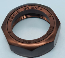 Steuersatz Ziermutter Gabelmutter 22,2 mm 1 Zoll schwarz Lenkradmutter Neu
