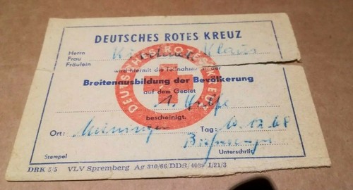 Orig ddr alter deutsches rotes - orig,