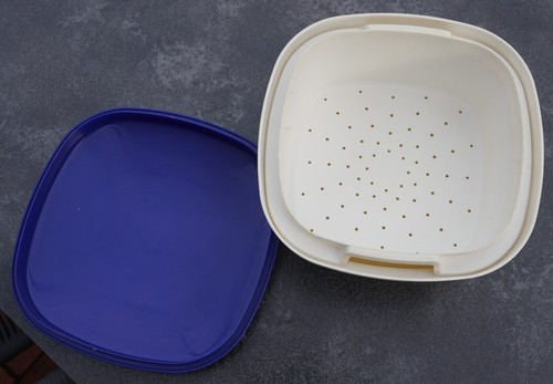 Tupperware siebservierer blau - siebservierer,