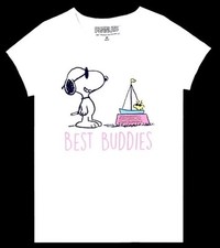 SNOOPY M 40 42 T- SHIRT WEIß