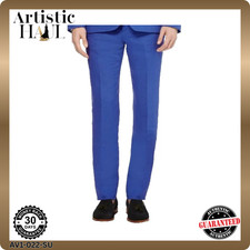 Paul Smith blau Leinenmischung