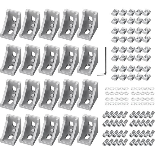 80x eckwinkel 30x30 - winkel, nut