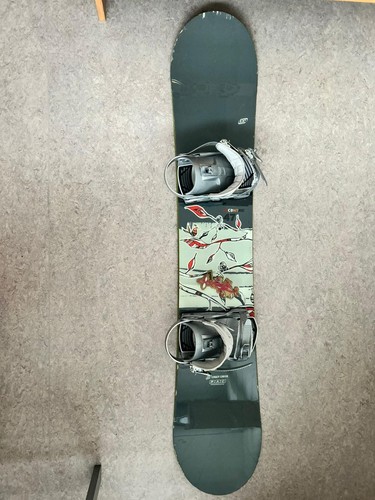 Snowboard with bindings - snowboard,