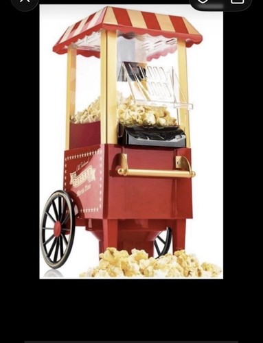 Retro popcorn maschine - popcorn,