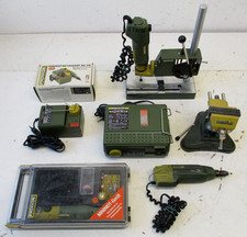 Proxxon Bohrständer Minimot 40/E FBS 12/EF FBS Schraubstock +Schleifmaschine