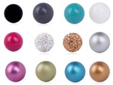 Klangkugel Ball Engel Himmelsrufer Schutzengel Rufer Steinchen Glitzer 16mm 18mm