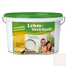 Baufan® pronatur Lehm-Streichputz  18 kg naturweiß, ökologiescher Innenputz Putz
