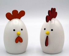 Osterdekoration Huhn & Hahn