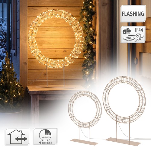 Led weihnachtskranz - led,