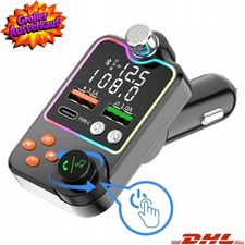 AUTO FM TRANSMITTER BLUETOOTH KFZ RADIO ADAPTER DUAL USB LADEGERÄT HANDY