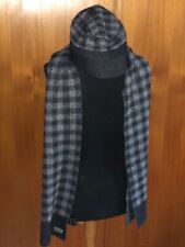 Roeckl Mütze und Schal dunkel- und hellgrau gemustert Wollmischung unisex