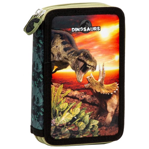 Dino federtasche gefüllt - dino, 2