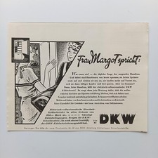 1931 DKW Kühlschrank Zschopau Automobil Werbeanzeige Werbung Reklame Print Ad