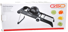 GSD Edelstahl Gemüsereibe Profi Mandoline