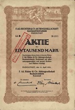 F.Ad. Richter VEB Anker Baukästen 1922 Rudolstadt Teplitz Leipzig 1000 M RARITÄT