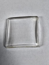 Quadratischen viereckigen Uhrenglas Kunststoff