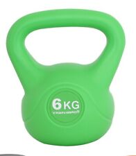 TrainHard® Kettlebell Kugelhantel Kugelgewicht Hantel Gewicht 6 kg Grün  B-Ware