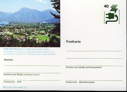 Bildpostkarte bad - (268),