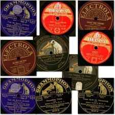 5x "Kunstlied / Art songs" SCHEIDL, SLEZAK, PICCAVER  u.a.  78' Schellack Set383