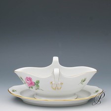 Meissen Sauciere im Dekor Rote