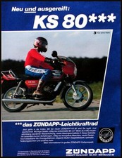 Zündapp KS 80 Super Sport, originale  Werbung 1981