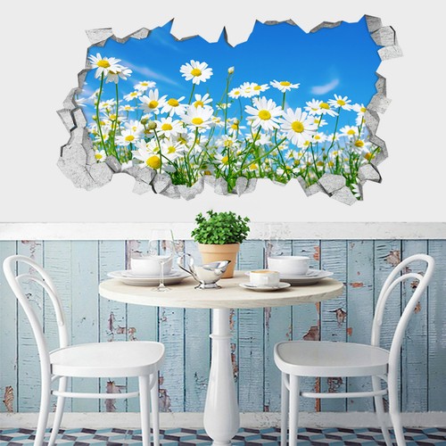 Wildblumen mauer murals - 3d,