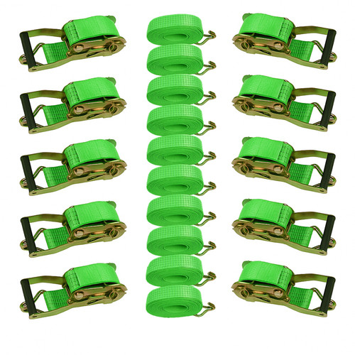 10x ratschengurte zurrgurte - 10x,