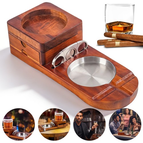 Holz aschenbecher - holz,
