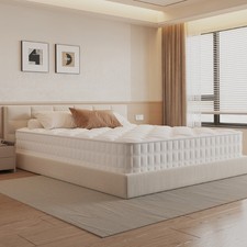 AIIBOT Matratze 140x200 ,22cm,orthopädische 7-Zonen Federkernmatratze 140x200,H3