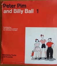 SAMMLER,Peter Pim and Billy Ball 1, 3 Sprachplatten(Single)Texten + Liedern,gebr