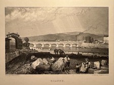 Roanne Loire Steel Engraving