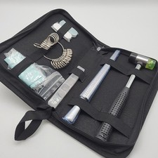 Niupika Ringmaß-Dorn-Set zur Schmuckherstellung inklusive Juwelier-Gummihammer, 