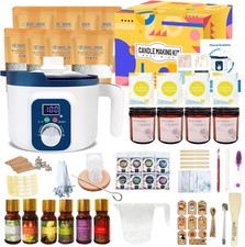 DIY Kerzenherstellungsset für Erwachsene mit digitalem Wachsschmelzer mit LED Temperatur Di