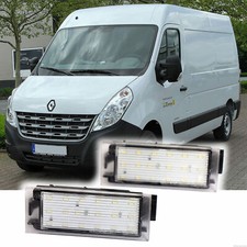 2x Kennzeichenleuchte Renault Master III 3 Kasten FV Nummernschildlicht