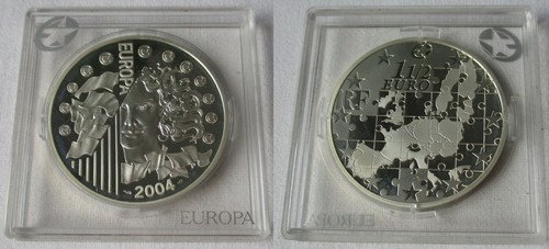 Euro silbermünze - 1/2,
