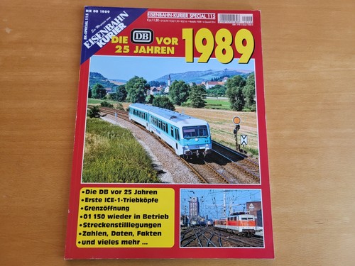Eisenbahn kurier 1989 die - eisenbahn,
