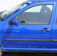 VW Golf 4 Bora Tür vorne links Fahrertür 4/5-Türer Kombi Variant blau LW5Z