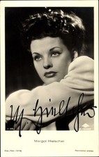 Ak Schauspielerin und Sängerin Margot Hielscher, Portrait, Autogramm - 4029077