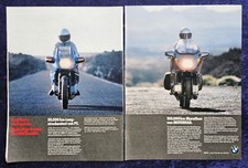 BMW Motorrad K 100 RT und K 100 RS, originale Werbung aus 1986