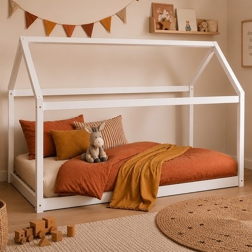 Hausbett kinderbett 90x200 - kinderbett,