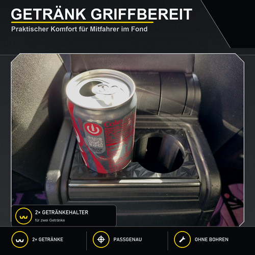 Getränkehalter ablage hinten - getränkehalter,