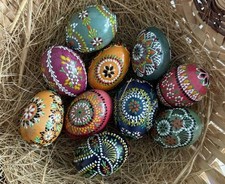 10 Stück sorbische Ostereier